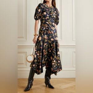 Ulla Johnson Helen Silk Floral dress